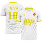 Custom White Soccer Sets Jersey Personalized SCJ101-D020207-2